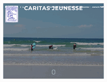 Tablet Screenshot of caritas-jeunesse.ch